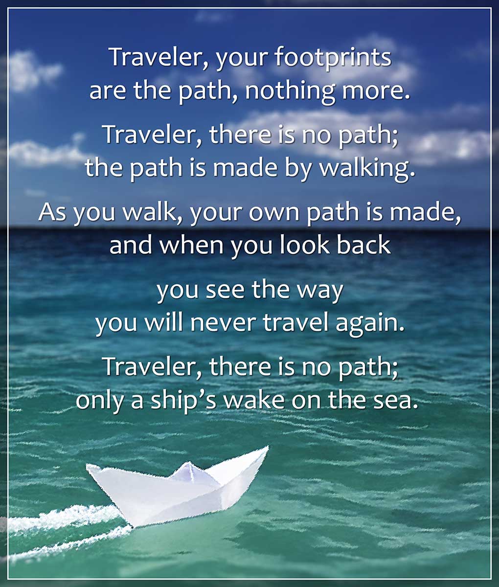 waves after a ship